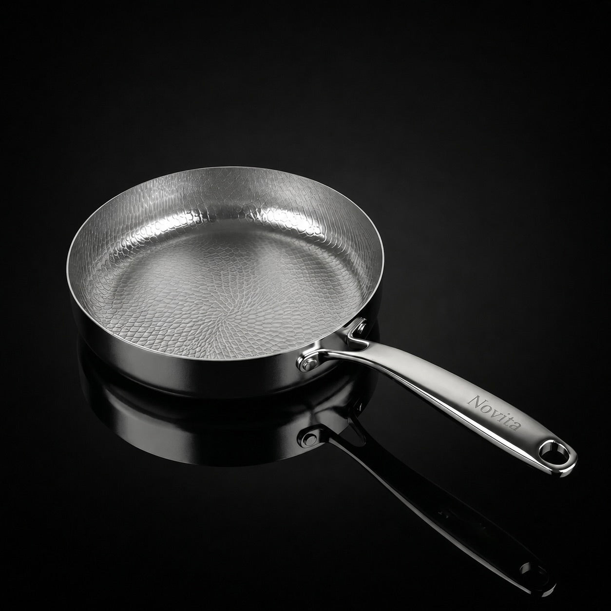 Titanium Hammered Deep Pan