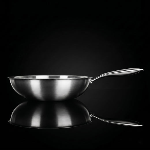 Titanium Hammered Wok Pan
