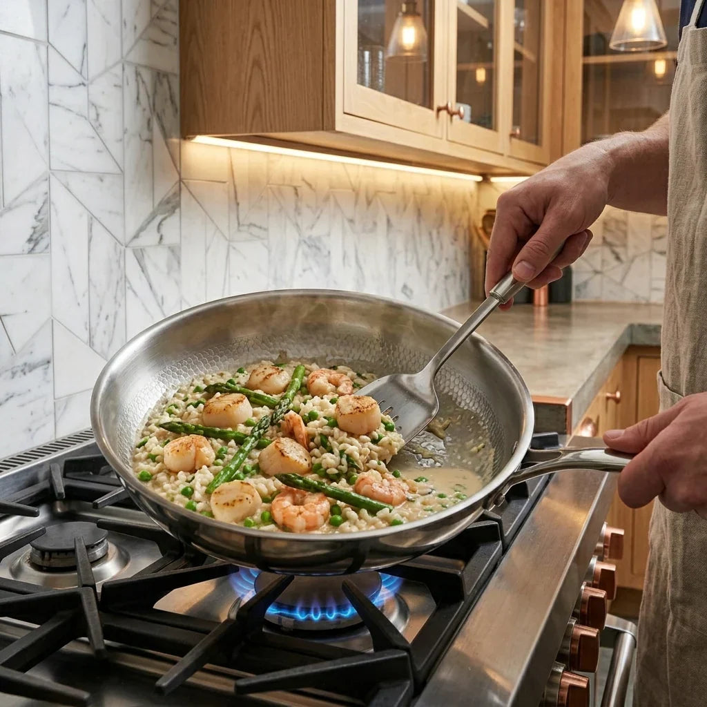 Titanium Hammered Cookware Set