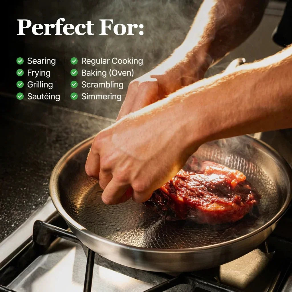 Titanium Hammered Cookware Set